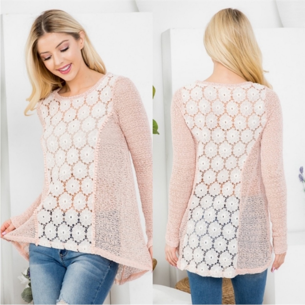 Handmade Lace Detailed Top 💝 Transition Piece